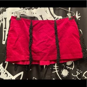(ON HOLD) Lip Service Tease-O-Rama Mai Tai Mini Skirt Red